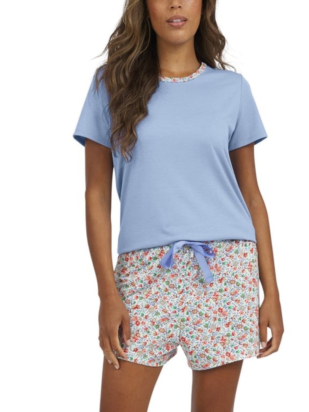 Lands' End Women's 2-Piece Knit Short Pajama Set